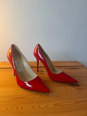 Brand New Jimmy Choo Abel Red Patent Heels